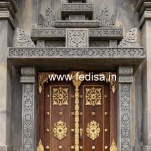 Villa Entrance Door Main Door Pop Design No-9997
