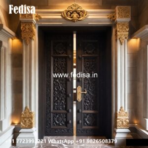 Traditional Carved Wooden Front Door Ideas Wooden Room Gate Design No-10001