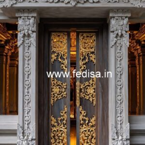 Classic Door Design Glass Door Frame Design No-10012