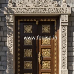 Classic Wooden Main Door Design For Home Wooden Arch Door Design No-10041