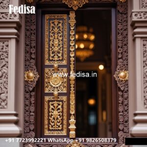 Hardwood Traditional Doors Royal Wooden Door Design No-10109