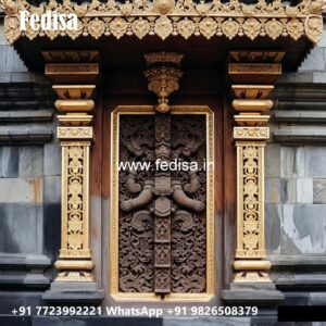 Villa Entrance Door 6 Door Gate Design No-10120