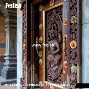 Royal Entrance Door Single Sliding Door Design No-10142