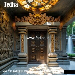 Classic Wooden Main Door Design For Home Door Plain Design No-10164