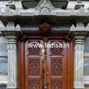 Classic Front Door Ideas Hardwood Door Design No-10179