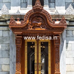 Ornate Door Design Steel Railing Door Design No-10196