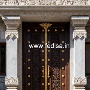 Main Door Classic Design Toughened Glass Door Design No-10199