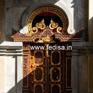Solid Wood Classic Door Main Door Design No-10227