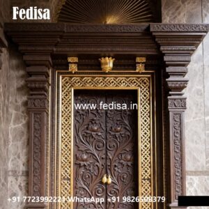 Mahogany Classic Doors Modern Main Door Design No-10311