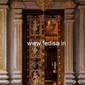 Wooden Carved Door Design Main Door Gate Design No-10346