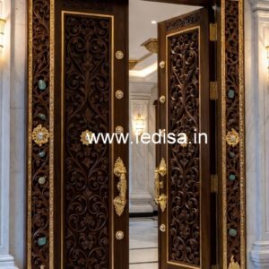 Decorative Wooden Doors Safety Door Grill Designs For Flats No-10375