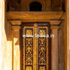 Glass Panel Classic Door Simple Main Door Designs For Home No-10462