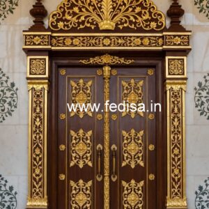 Vintage Wooden Door Two Door Design No-10506
