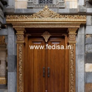 Wooden Carved Door Design Grill Door Design For Home No-10551