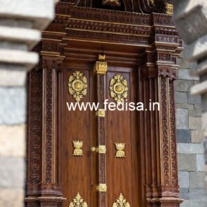 Colonial Style Door Wooden Panel Door Design No-10563