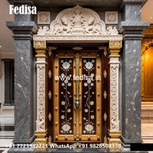 Villa Entrance Door Iron Single Door Design Catalog No-10571