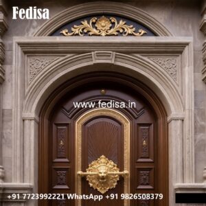 Decorative Wooden Doors Glass Door Handle Design No-10580