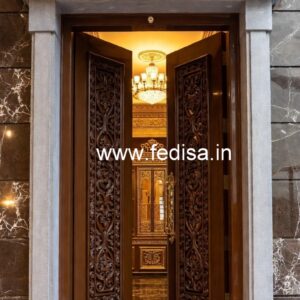 Vintage Wooden Door Designs For Houses Front Glass Design No-10618