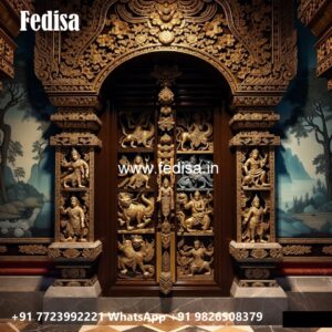 Traditional Door Design Plywood Door Design With Glass No-10628