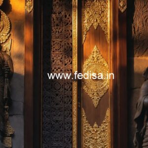 Victorian Door Design Teak Wood Main Door Carving Designs No-10644