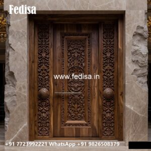 Wooden Carved Door Design Shop Glass Door Design No-10715