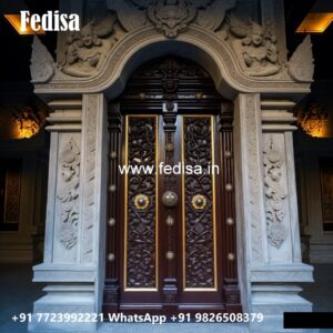 Mahogany Classic Doors Simple Front Door Design No-10721