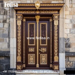 Villa Entrance Door Plane Door Design No-10735