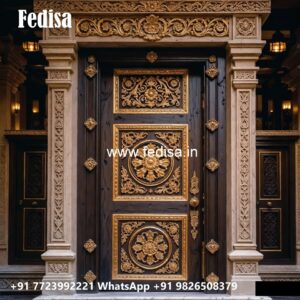 Teak Wood Door Design Sheet Metal Door Design No-10802