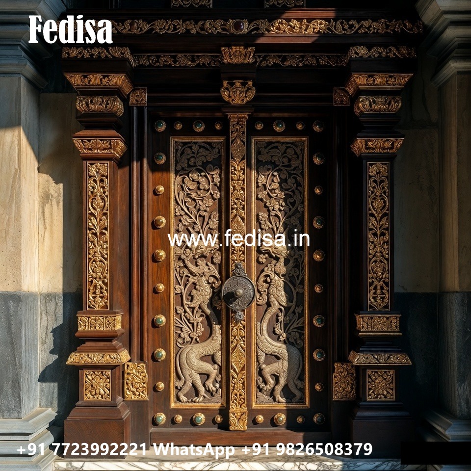 Decorative Wooden Doors Rolling Shutter Design No-10908