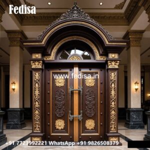 Front Entrance Classic Door Stainless Door Design No-10938