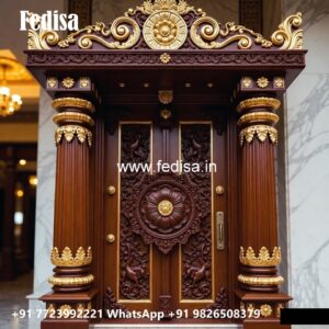 Carved Wooden Doors Jali Gate Design Wooden No-10968