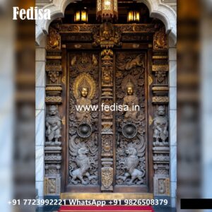Heritage Door Design Aluminum Door Design With Glass No-11004