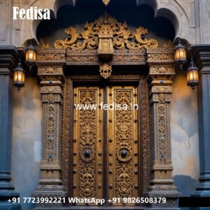 Colonial Style Door Flush Door Laminate Design No-11014
