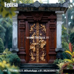 Home Entry Wooden Door Round Door Design Catalog No-11021