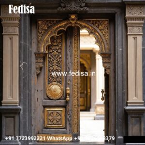 Villa Entrance Door Safety Door Steel Grill Design No-11022