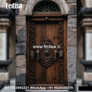 Hardwood Traditional Doors Lakdi Door Design No-11052