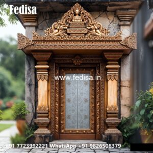 Front Entrance Classic Door Aluminum Net Door Design No-11061