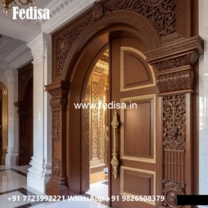Vintage Wooden Door Designs For Houses Main Double Door Design 2026 No-11069