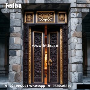 Decorative Wooden Doors Door Design Drawing No-11072