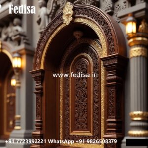 Rustic Classic Door Main Door Design Wood And Glass No-11179