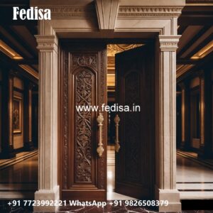 Decorative Wooden Doors Front Door Elevation Design No-11195