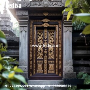 Carved Door Patterns Wooden Door Chokhat Design No-11276