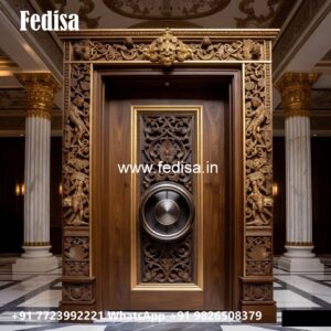 Double Door Classic Style Single Main Gate Design No-11279