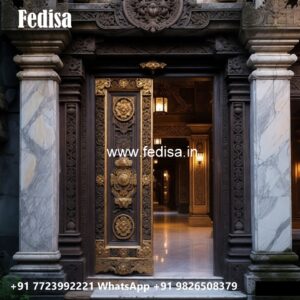 Wooden Carved Door Design First Door Design No-11289