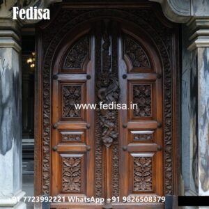 Solid Wood Classic Door Main Gate Chokhat Design No-11293