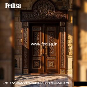 Villa Entrance Door House Wooden Door Design No-11309
