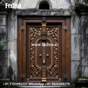 Glass Panel Classic Door Bathroom Door Design Plastic No-11364