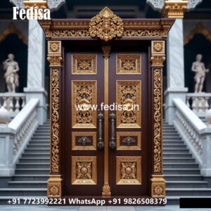 Royal Entrance Door Silver Door Design No-11413