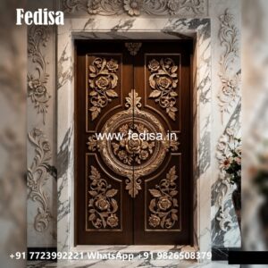 Villa Entrance Door Double Door Gate Design Iron No-11432