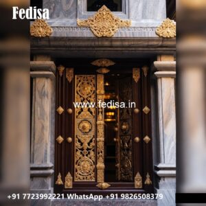 Hardwood Traditional Doors Hand Carved Doors No-11462